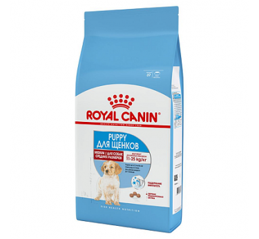 Royal Canin MEDIUM PUPPY (МЕДИУМ ПАППИ) сух.корм для щенков средних размеров от 2 мес. до 12 мес. 14кг